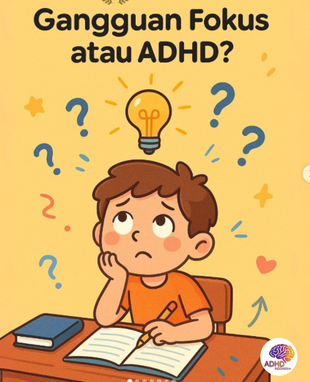ADHD dan Kesulitan Fokus Anak: Edukasi untuk Keluarga di Kabupaten Madiun