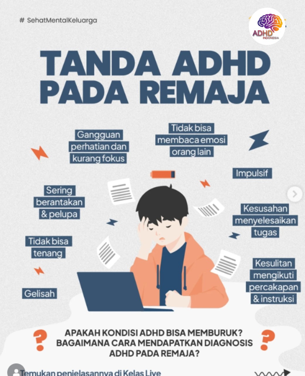 Screening ADHD Non-Diagnostik: Edukasi Awal bagi Orang Tua di Kabupaten Madiun