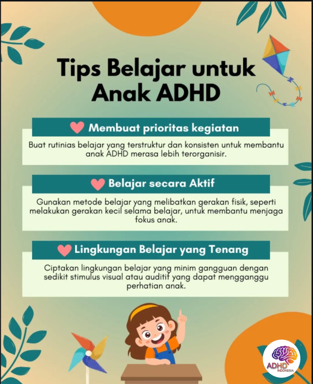 Strategi Belajar yang Cocok untuk Anak ADHD di Kabupaten Madiun